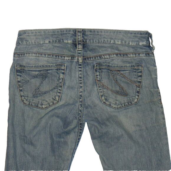 Silver Western Glove Works Tuesday Flare Jeans Womens Size 27x33 - Picture 3 of 5